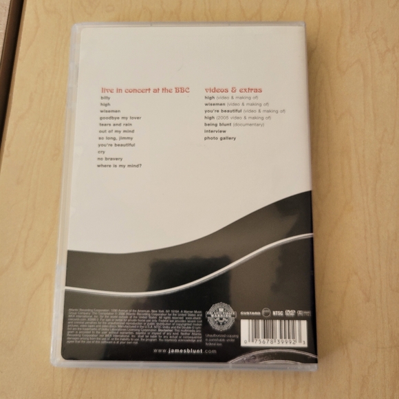 JAMES BLUNT - Chasing Time: The Bedlam Sessions DVD - Picture 2 of 4